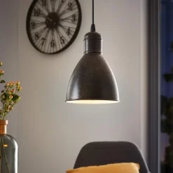 Candeeiro de Tecto Suspenso 49492 Vintage Eglo Priddy 1 ø 155mm