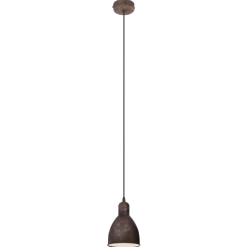Candeeiro de Tecto Suspenso 49492 Vintage Eglo Priddy 1 ø 155mm