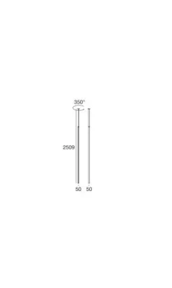 Candeeiro de Tecto Xilema Cromado LED ma[&]de 7774