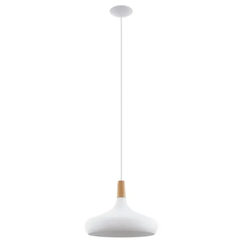 Candeeiro de teto branco e castanho SABINAR EGLO 901179