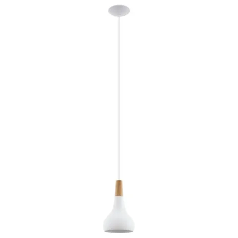 Candeeiro de teto branco e marrom SABINAR EGLO 901177