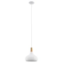 Candeeiro de teto branco e marrom SABINAR EGLO 901178