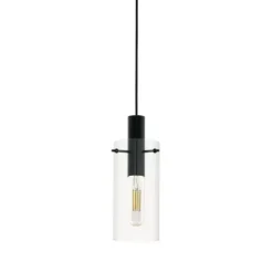 Candeeiro de teto cilindro de vidro transparente MONTEFINO EGLO 97366