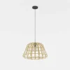 Candeeiro de teto com abajur em bambu natural MONTEZUELO EGLO 390151