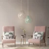 Candeeiro de teto com abajur metálico menta CARLTON-P EGLO 49026