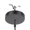 Candeeiro de teto com abajur oval em vime natural SAMBUCONA EGLO 390237