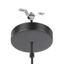 Candeeiro de teto com abajur oval em vime natural SAMBUCONA EGLO 390237