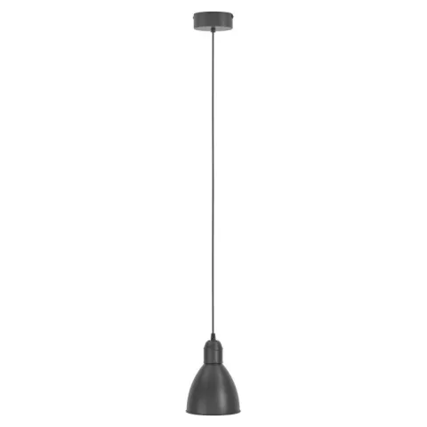 Candeeiro de teto com abajur redondo preto e branco PRIDDY EGLO 49464