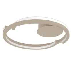 Candeeiro de teto com anel aberto e LED regulável MEZZOMONTE EGLO 901823