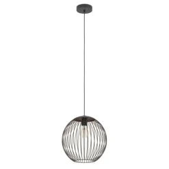 Candeeiro de teto com cúpula redonda efeito gaiola ALMANZORA EGLO 901868