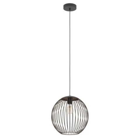 Candeeiro de teto com cúpula redonda efeito gaiola ALMANZORA EGLO 901868