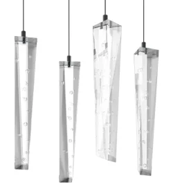 Candeeiro de teto com cristais transparentes SARDENARA EGLO 390211
