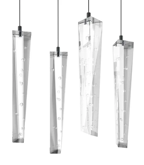 Candeeiro de teto com cristais transparentes SARDENARA EGLO 390211