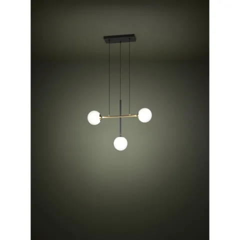 Candeeiro de teto com esferas de vidro opalino PAZ EGLO 390177