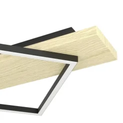 Candeeiro de teto com 3 LEDs em madeira e aço BOYAL EGLO 901931