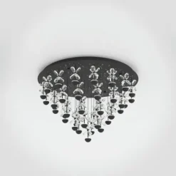 Candeeiro de teto com 10 LEDs e vidro decorativo PIANOPOLI 2 EGLO 390278