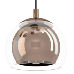 Candeeiro de teto com 5 lâminas de vidro transparente ROCAMAR EGLO 98595