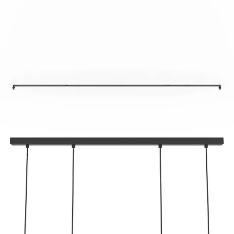 Candeeiro de teto com molduras em cubo pretas CIDRAZ EGLO 390164