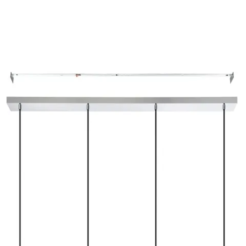 Candeeiro de teto com quatro abajures cilíndricos MAJANA EGLO 390129