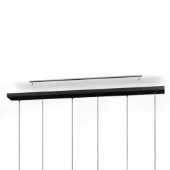 Candeeiro de teto com seis abajures em vidro opalino BALMES EGLO 390203
