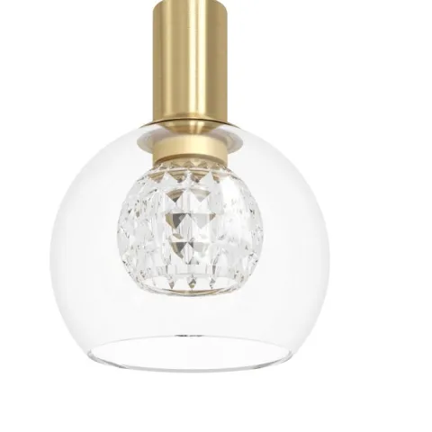 Candeeiro de teto com seis bolas de vidro transparente TERQUE EGLO 390279