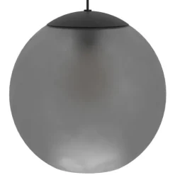 Candeeiro de teto com três lâminas de vidro mate cinzento ARANGONA EGLO 390214