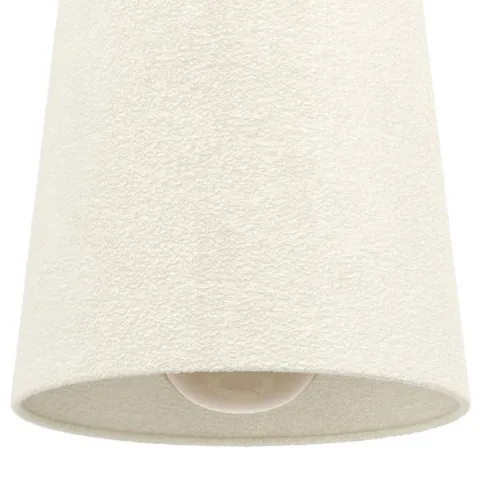 Candeeiro de teto com três soquetes E27 em têxtil preto e branco FEBRES EGLO 901263