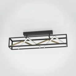 Candeeiro de teto elegante com perfis finos em latão PENELA EGLO 390416