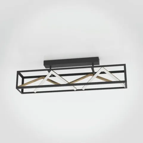 Candeeiro de teto elegante com perfis finos em latão PENELA EGLO 390416