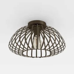 Candeeiro de teto em aço bronze escovado ESPINAL EGLO 901096