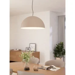 Candeeiro de teto em aço cor de areia GAETANO 1 EGLO 900696