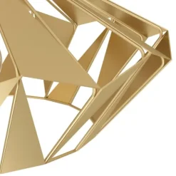 Candeeiro de teto em forma de diamante dourado CARLTON EGLO 43908