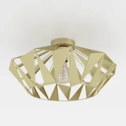 Candeeiro de teto em forma de diamante dourado CARLTON EGLO 43908