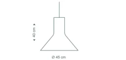 Candeeiro de teto em madeira Puncto 4203 - Secto Design