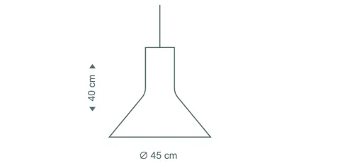 Candeeiro de teto em madeira Puncto 4203 - Secto Design