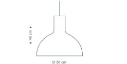 Candeeiro de teto em madeira Victo 4250 - Secto Design