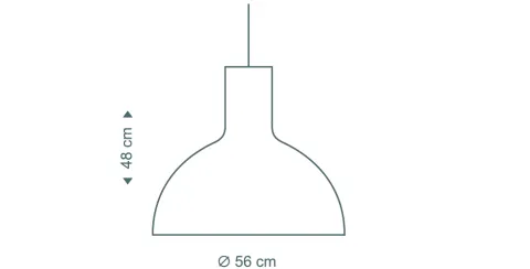 Candeeiro de teto em madeira Victo 4250 - Secto Design