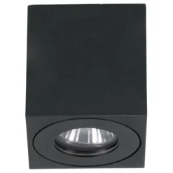 Candeeiro de teto exterior preto quadrado TORRECOLA EGLO 901029