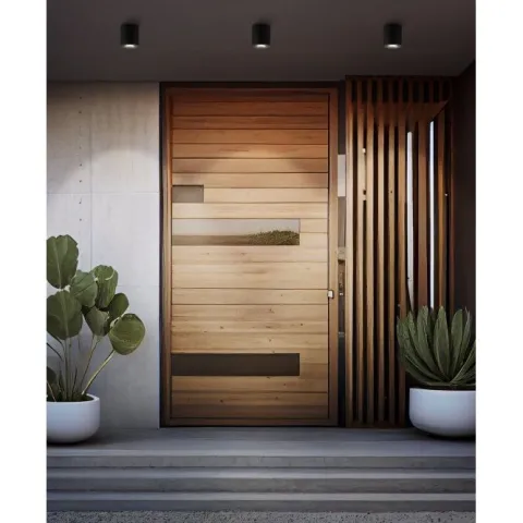 Candeeiro de teto exterior preto TORRECOLA EGLO 901028