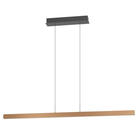 Candeeiro de teto LED ajustável em alumínio e aço bronze CIGGIANO EGLO 390499