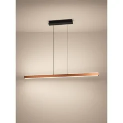 Candeeiro de teto LED ajustável em alumínio e aço bronze CIGGIANO EGLO 390499