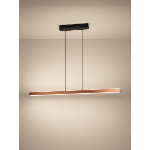 Candeeiro de teto LED ajustável em alumínio e aço bronze CIGGIANO EGLO 390499