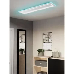 Candeeiro de teto LED branco com moldura RGB PADROGIANO-Z EGLO 900485