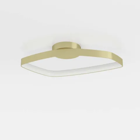 Candeeiro de teto LED com acabamento em latão escovado VALLEROSA EGLO 900916