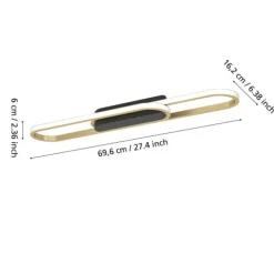 Candeeiro de teto LED com ajuste de cor CONIVARENA EGLO 902159