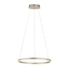 Candeeiro de teto LED com anel metálico champanhe TONARELLA EGLO 39313