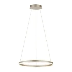Candeeiro de teto LED com anel metálico champanhe TONARELLA EGLO 39313