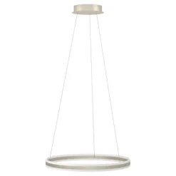 Candeeiro de teto LED com anel metálico champanhe TONARELLA EGLO 39313