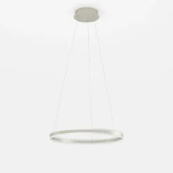 Candeeiro de teto LED com anel metálico champanhe TONARELLA EGLO 39313