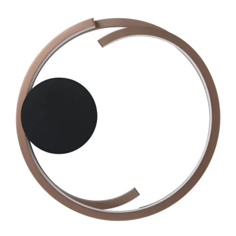 Candeeiro de teto LED com anéis metálicos entrelaçados MEZZOMONTE EGLO 901825